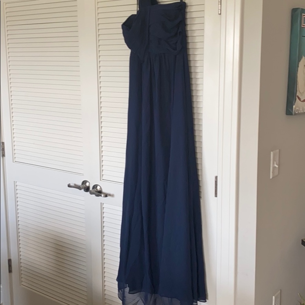 Bridesmaids dress. Navy blue. Worn once